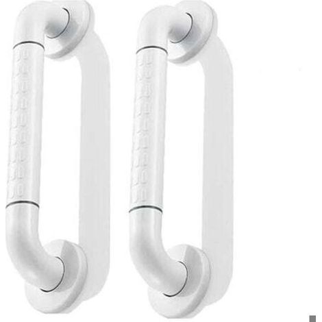 Poignée douche ventouse, Barre D'appui WC en acier Inoxydable avec Fluorescence, 40 cm (1/4)