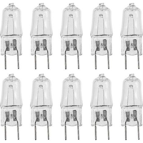 Lot de 10 ampoules halogènes de rechange G8 120V 20W pour micro-ondes (1/4)