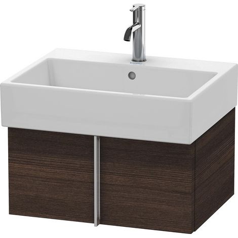 Duravit Vero Air vanity unit a parete 58,4 x 43,1 cm, 1 estraibile, per Vero Air 235060, Colore (anteriore/corpo): Castagno scuro arredamento scuro - VA612505353