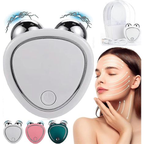 Microcurrent Facial Roller, Electric Face Massager Anti-wrinkle Skin Firming Massager For V-face & Neck, Ace Tightening Device For Women (1/5)