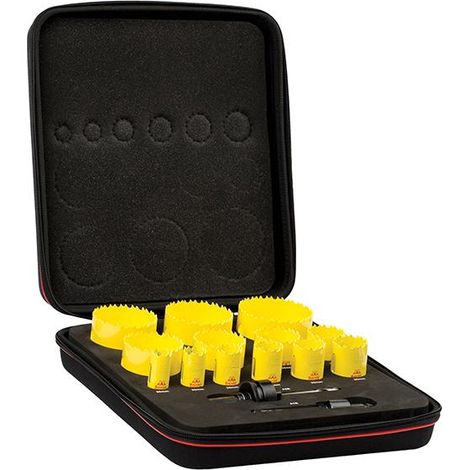 Starrett Kdc13021 Deep Cut Bi-Metal Holesaw Kit (1/3)