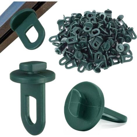 Accessoires de serre - Clips de serre stables pour serre, dispositifs de suspension pour plantes, vert-50 (1/5)