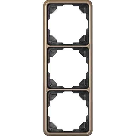 Jung Rahmen 3-fach gold brz waage/senkrecht CD 583 GB (1/2)