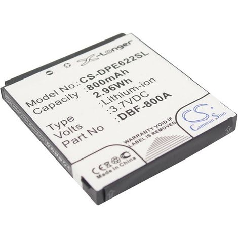 NX - Batterie téléphone, smartphone, GSM pour Doro 3.7V 800mAh - DBF-800CDBF-800ADBF-8 (1/4)