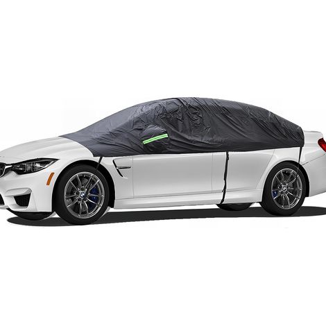 Car Windshield Cover Half Cover Waterproof Front Windshield Cover Outdoor for Automobiles Ice Frost Snow Universal Fit Sedan (1/5)
