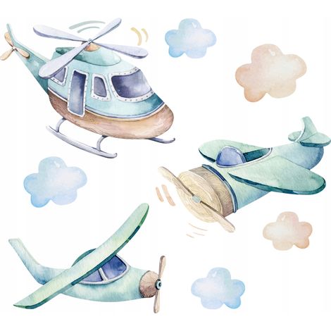 Adesivi decorativi per bambini - Aeroplani S (1/5)