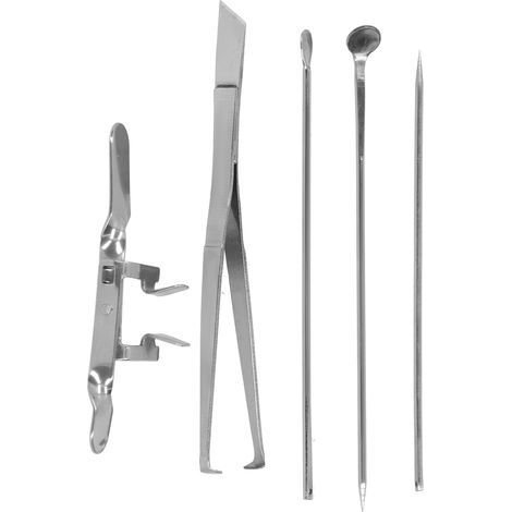 Outil de couteau à chapon, kit de chapon de poulet, outil de couteau à chapon, coq, ensemble d'instruments de caponisation, équipement de volaille (1/5)