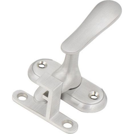 Verrouillage haut/bas - Serrure de porte - Serrure de sécurité - Verrou de fenêtre - Convient aux portes, fenêtres et meubles - Argent - Acier inoxydable argenté (1/5)