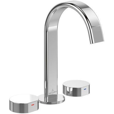 VB Dreiloch-Waschtischarmatur Dawn 60x170x220mm Rund Chrom