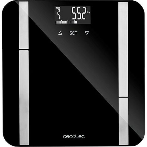 Báscula de baño digital inteligente de gran superficie y alta precisión, con cinta métrica. (1/5)