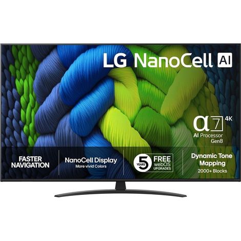 Televisor inteligente LG 65NANO82A6B NanoCell AI 4K de 65 (1/5)