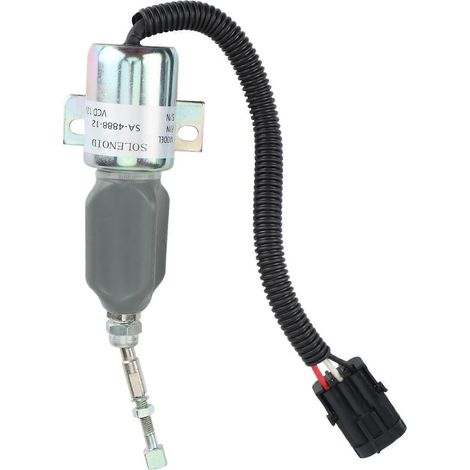 Kraftstoffabschaltmagnetventil Stoppmagnetventil 12V SA-4818-12 SA-4888-12 (1/5)