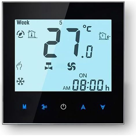 Thermostat Wi-Fi Série 1000 Programmable Écran Tactile pour Chauffage/Climatisation Compatible Alexa Google Home IFTTT (1/5)