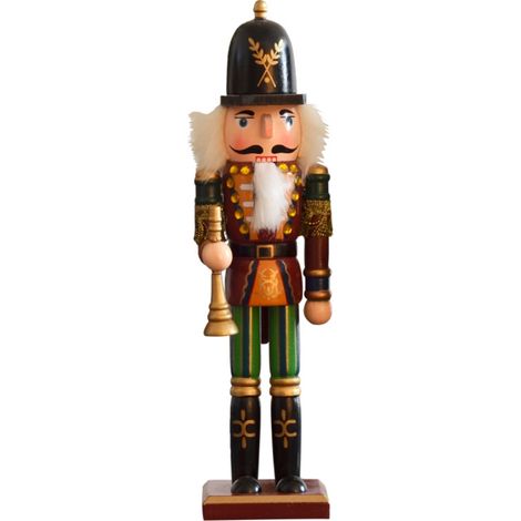 Figurines de casse-noisette en bois de noël, 12 pouces, décorations ornementales, cadeau (1/5)