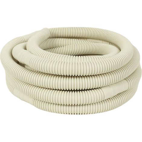 Tubo corrugado Ø16 con macho/hembra Ø18-20 para condensados, 5 MTS.