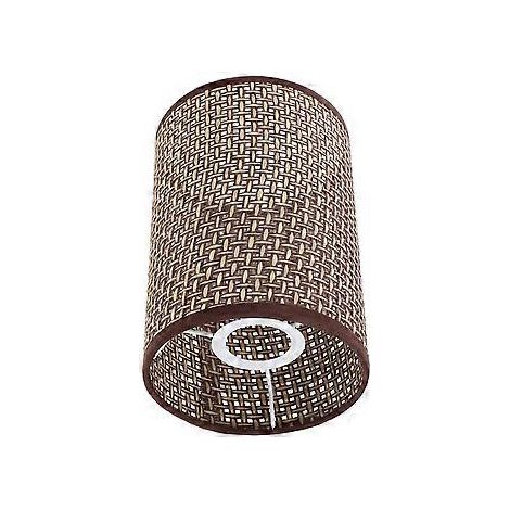 Abat-jour en rotin pour lampe de table à culot E14/E27, couvercle de rechange pour lampe