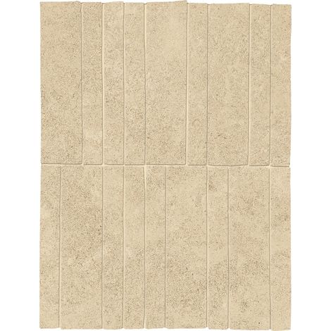 Mosaïque effet Pierre Calcaire Beige Sable Stick 30x19,5x0,9 cm Mat Rocalta - Sol et mur intérieur (vendu par carton de 0,351 m²) - RO'MA CARRELAGE