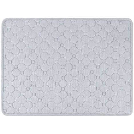 Tapis éducatif pour animaux – Gris clair – Taille S – Dimensions 60 × 45 cm (1/5)