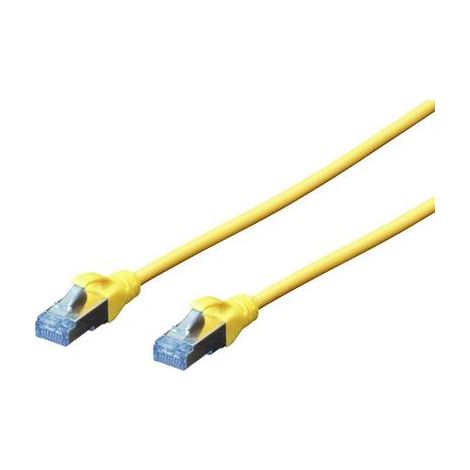 DIGITUS Patchkabel RJ45 SFUTP Cat5e 5.00m gelb Polybeutel (1/2)