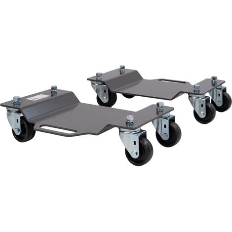 Chariots de manutention de voiture 2 x 550 kg MW Tools AWD100