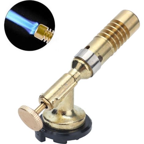 Chalumeau en cuivre pour soudage, barbecue, cuisson, chalumeau à gaz à cartouche haute température, petit chalumeau de soudage, chalumeau d'allumage (1/5)