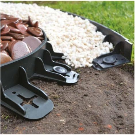 Kit da 3 metri - Bordura da giardino flessibile GEOREEF h.60 mm (1/4)