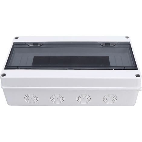 Boîte de distribution électrique extérieure étanche IP65 Coffret de dérivation pour disjoncteur MCB Puissance HT 18W (1/5)