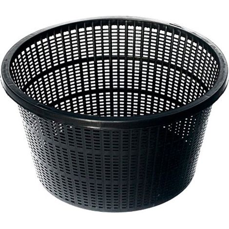 5 paniers ronds pour bassin Ø22 cm - Paniers ronds pour plantes aquatiques - Maille fine pour le substrat et maintien ferme - Robustes et durables (1/5)