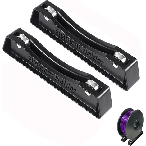 Support bobine filament pour imprimante 3D, porte-filament, métal et plastique, antidérapant, rack (1/5)