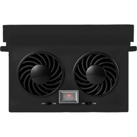 Ventilateur De Voiture À Énergie Solaire Double Tête (1/5)