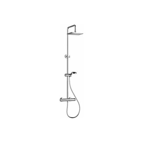 Colonne de douche thermostatique chromée NF (1/2)