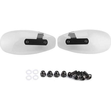 Universelle 10-mm-Acryl-Motorrad-Handschützer, Motorrad-Lenker-Windschutzscheibe, passend für Yamaha (transparent) (1/5)