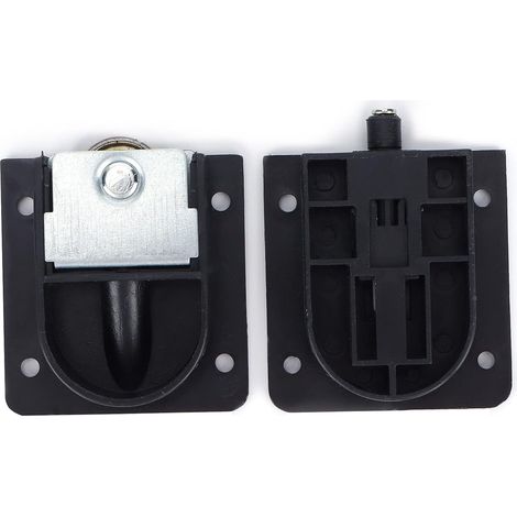 Guide de sol pour porte de grange coulissante plastique (1/5)