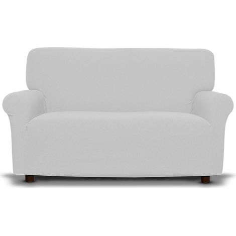 Copridivano New York Bianco Elasticizzato, Antigraffio, per Divani con Braccioli, Telo Divano Universale, Made in Italy Divano 5 posti cm. 350-420 (1/5)