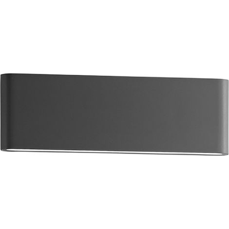 Applique esterno gea led taarhi 280 ges884n ip54 led alluminio lampada parete moderna biemissione