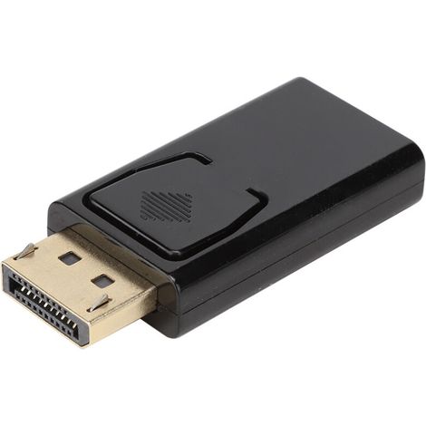 Cet adaptateur DP vers HDMI haute performance présente une conception durable et une construction légère et compacte, avec des connecteurs plaqués or pour une meilleure efficacité de transmission du s