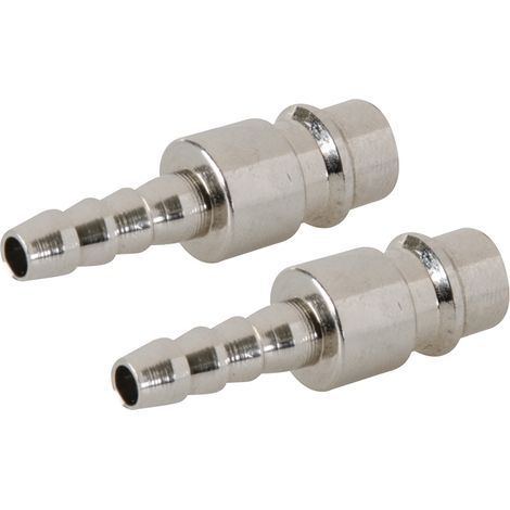Druckluft-Schnellverbinder mit Schlauchnippel, Doppelpckg. 8-mm-Schlauchnippel