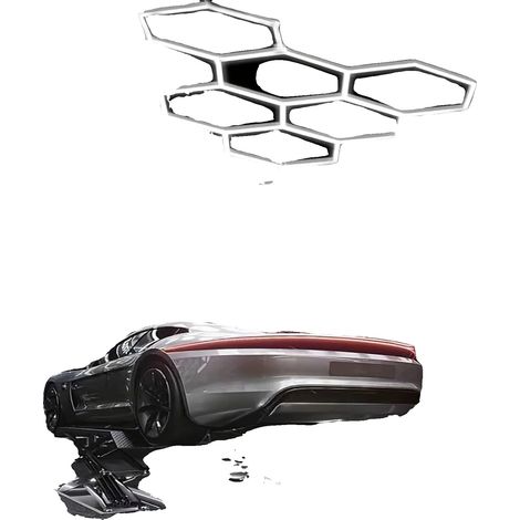 Plafonnier LED, Design en nid d'abeille, Flux lumineux élevé, Non, 520W (1/5)
