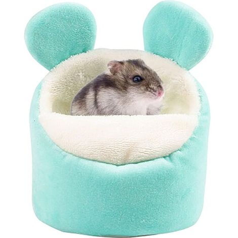Lit pour animaux de compagnie Lit de hamster chaud d'hiver (vert)