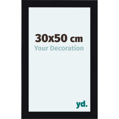 yd. - Cadre photo 30x50 - Noir Brillant - MDF - Como (1/5)