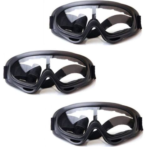 Lot de 3 Lunettes de Protection Enfants, Sécurité Yeux pour Jeux Extérieurs et Laboratoire, Confortables et Robustes (1/5)