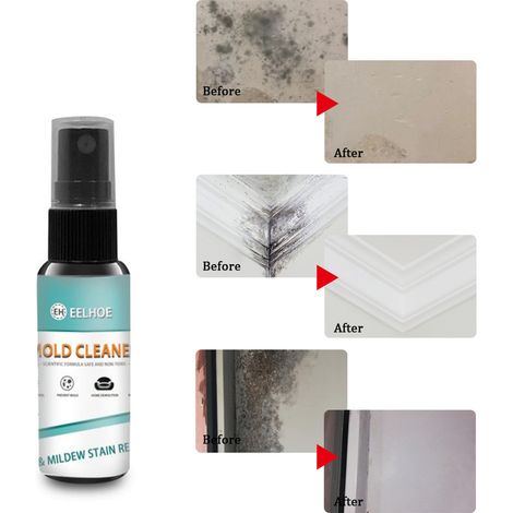 Spray anti-moisissure 30ml traitement murs carrelage nettoyant household removateur moisissure salle de bain coin taches detergeant (1/3)