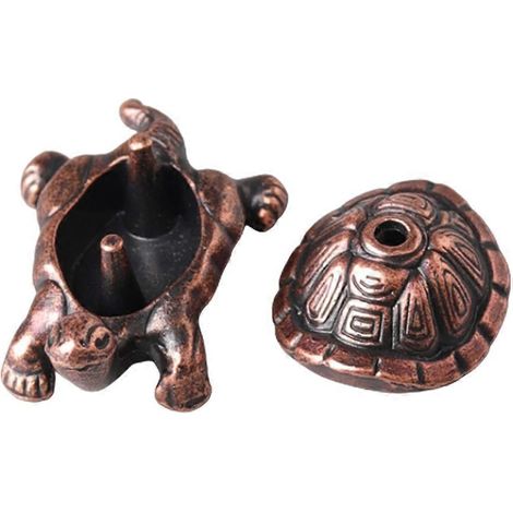 Petit porte-encens en forme de tortue, accessoire de décoration pour la maison (1/4)