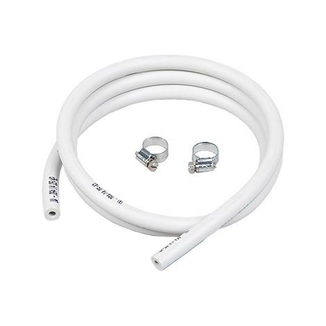 DIPRA - Flexible 1m pour gaz butane ou propane avec colliers de serrage Propane - Validité 5 ans - Certifié NF
