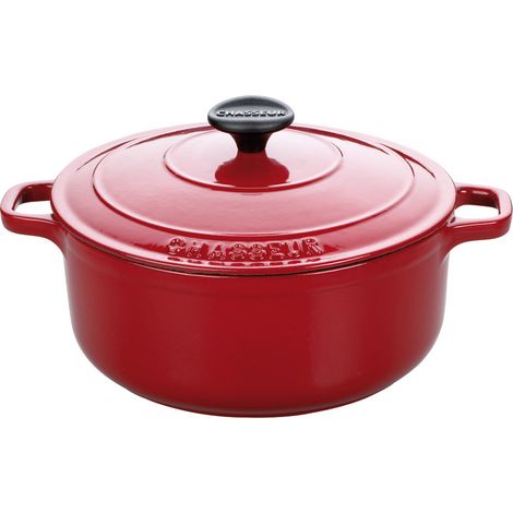 casseruola rotonda in ghisa smaltata 24cm rubino sublime - PUC472458 - Chasseur