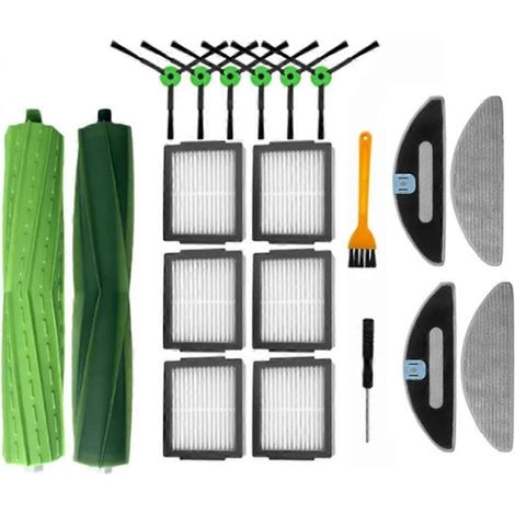 Filtre pour aspirateur brosse pour aspirateur Filtre de brosse pour aspirateur filtre de iRobot Roomba Combo I5 / I5+ J5 / + Robot Aspirateur Main Side Brosse HEPA Filtre Serpillière Pads (1/5)