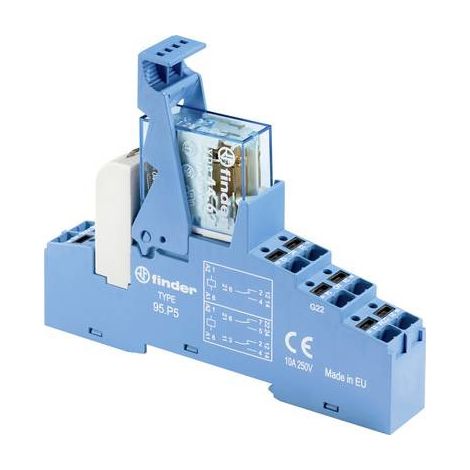 Interruptor modular finder 48.p8.7.024.4050 24 V DC 10 A