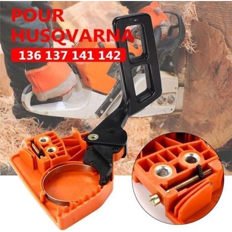 Leva del freno, coperchio della frizione e del pignone per motoseghe Husqvarna 136, 137, 141 e 142 (alta qualità)
