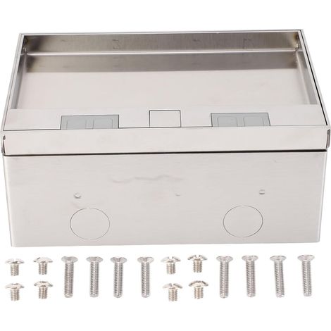 Prise Sol Encastrée Inox 3 Prises EU 4000W 250V (1/5)