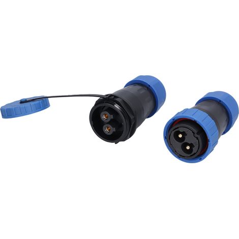 Wasserdichter Luftfahrtstecker IP68, lötfreier Buchsen-Stecker, 250 V 45 A LP282-Paar, 2-poliger Stecker (1/5)